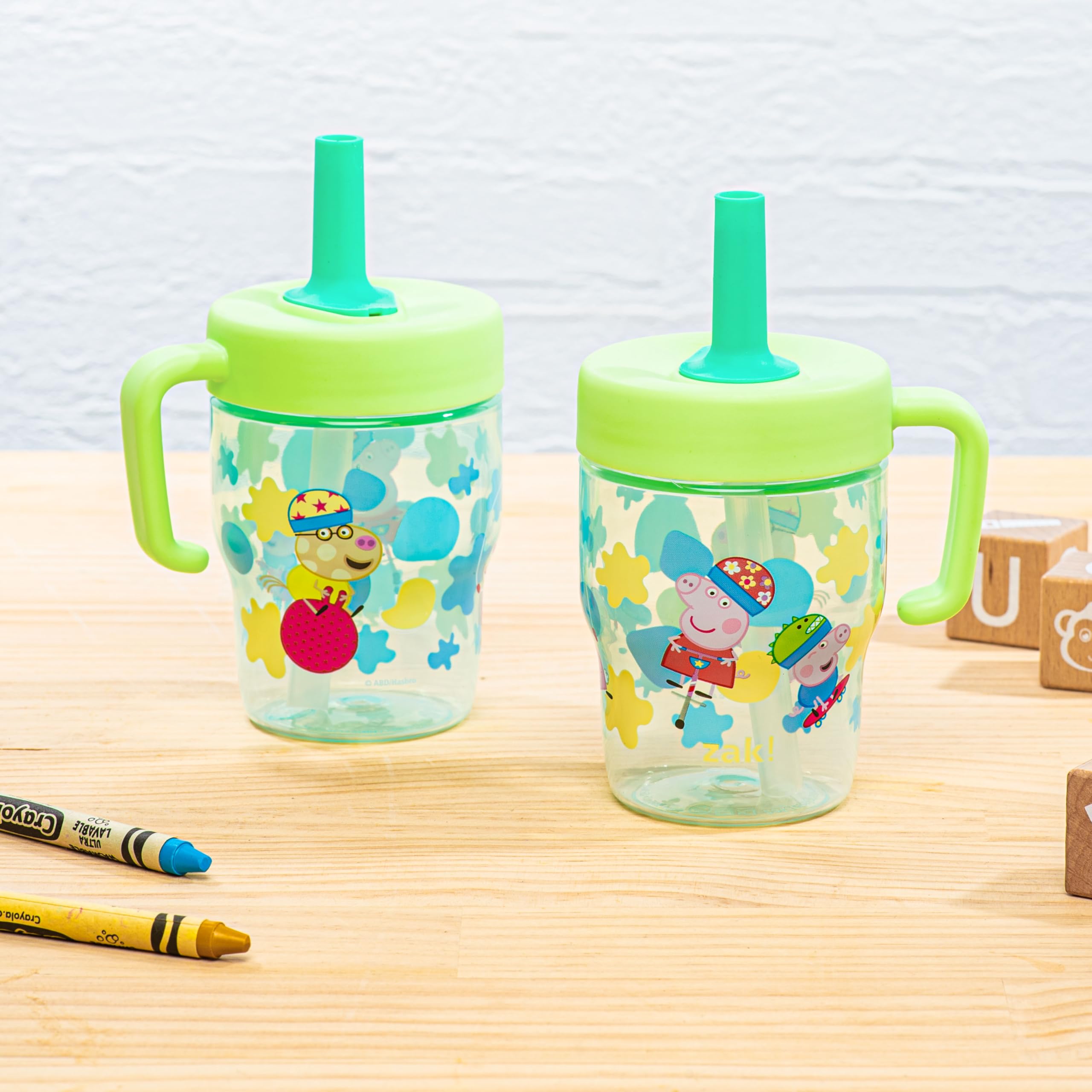 Amazon.com: Zak Designs Peppa Pig Capri Toddler Tumbler For Travel